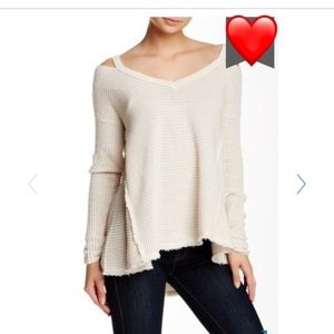 Free People Moonshine V-Neck Sweater
